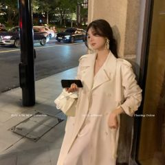CloudSweet白云甜 赵露思同款 高级感气质风衣外套女春秋冬中长款
